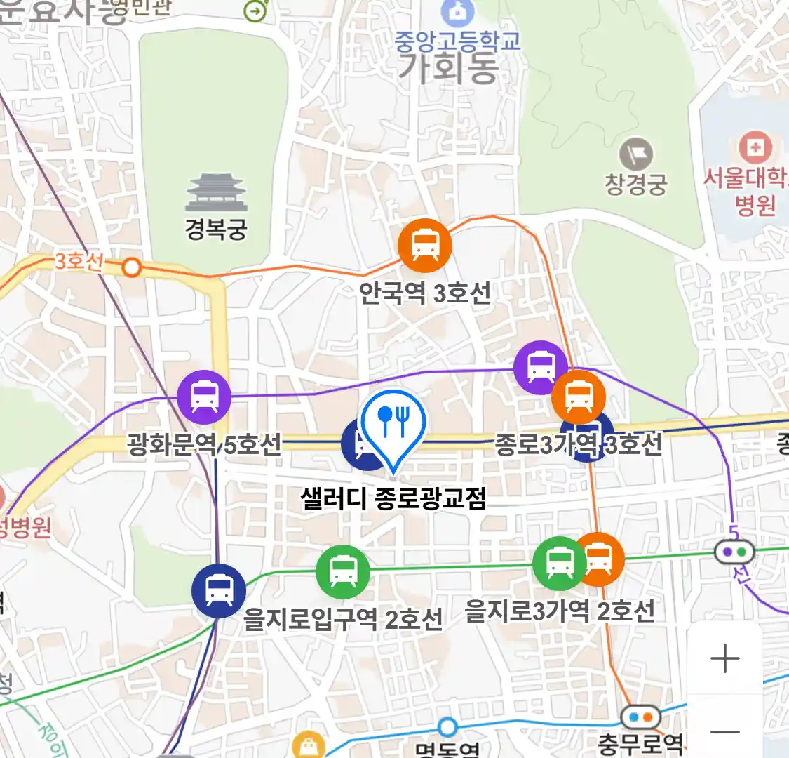 샐러디 종로광교점