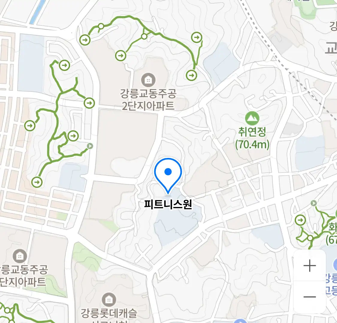 피트니스원 위치