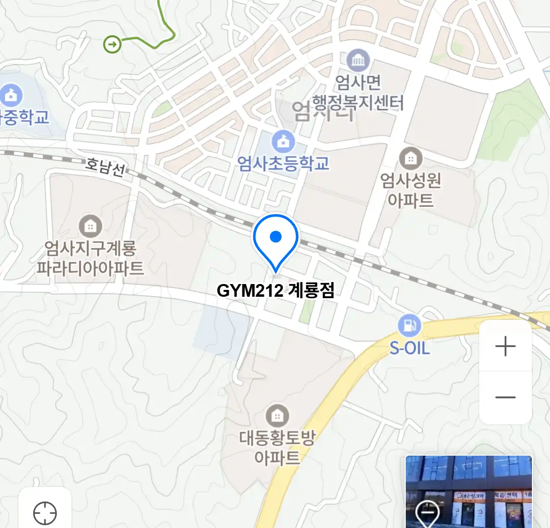 GYM212 계룡점 위치