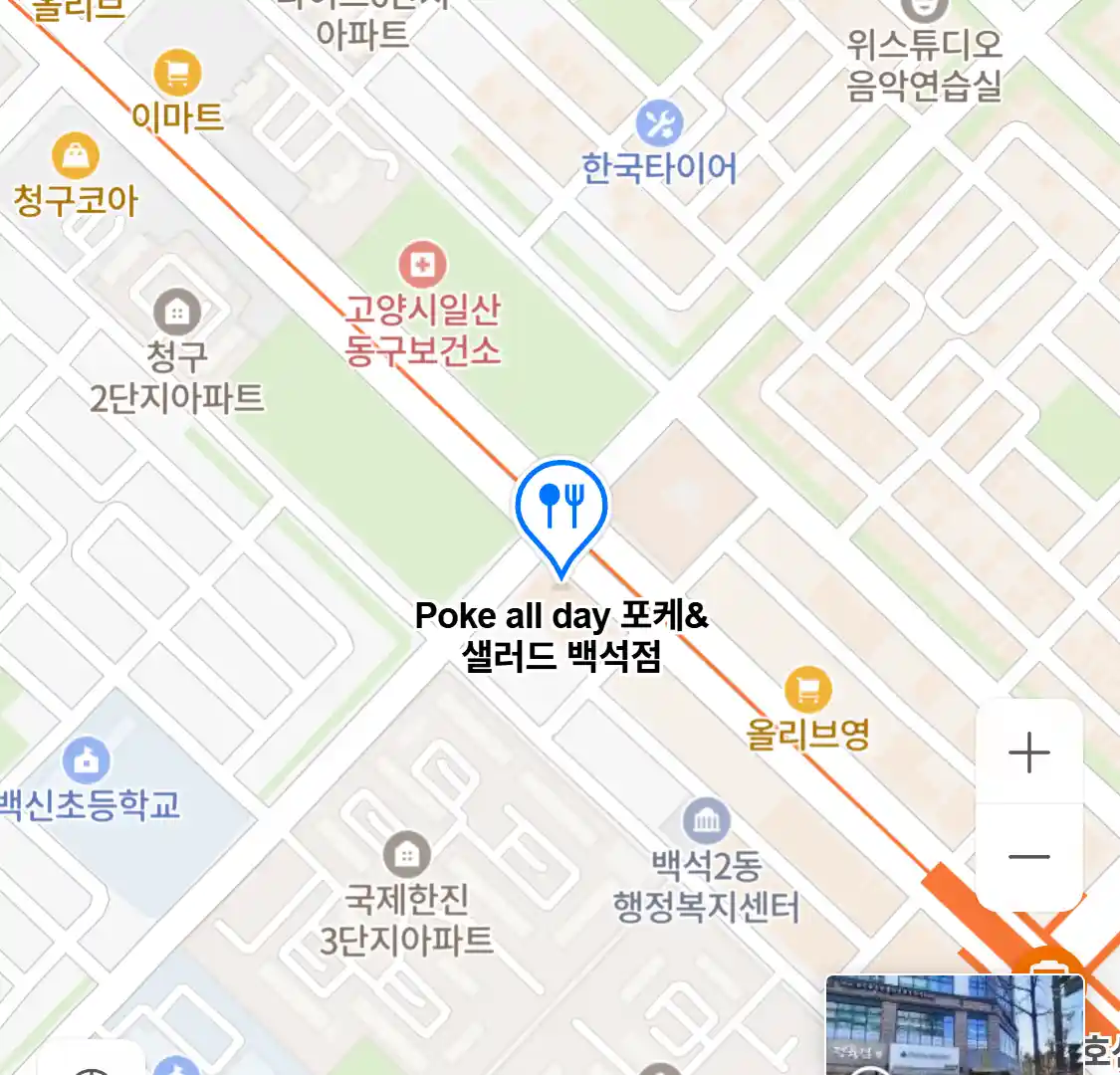 Poke all day 포케&샐러드 백석점