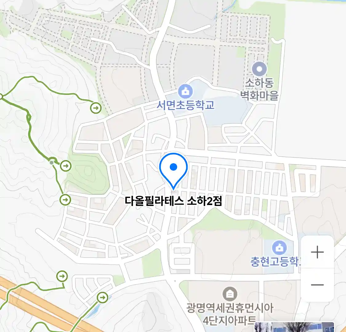 다올필라테스 소하2점 위치