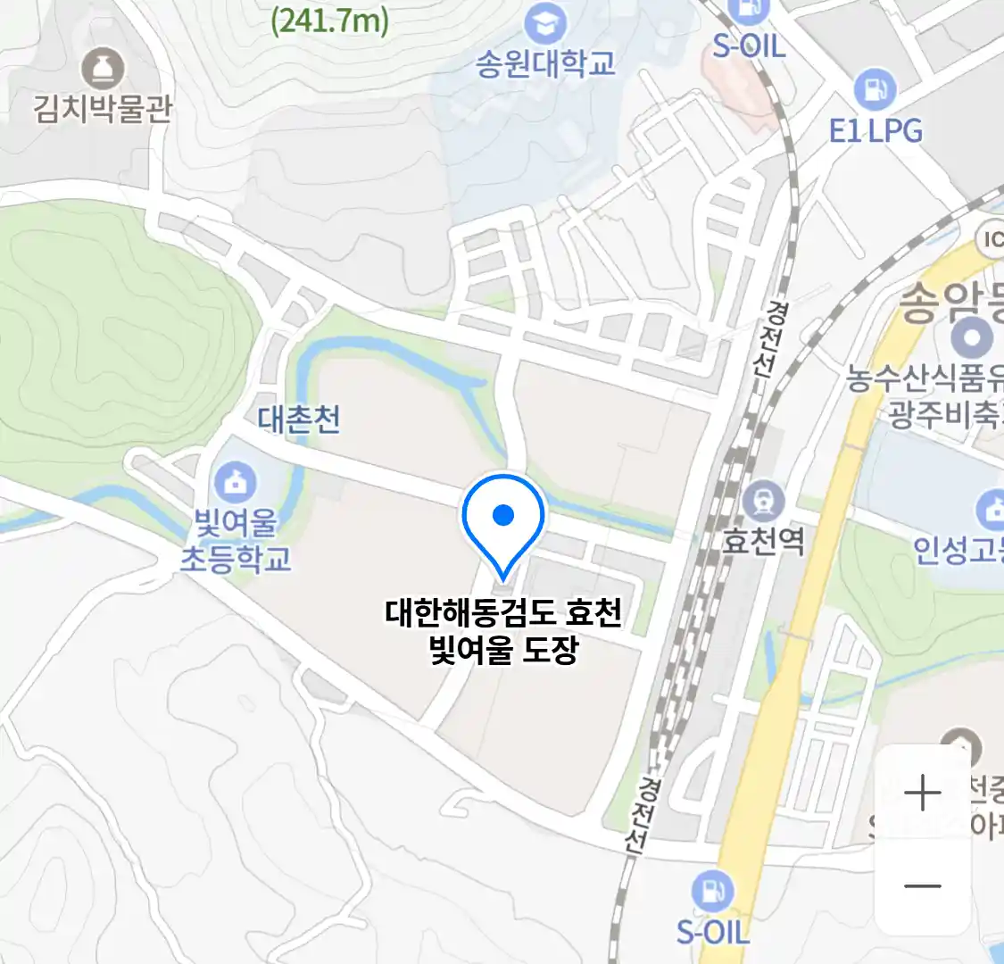 대한해동검도 효천 빛여울 도장