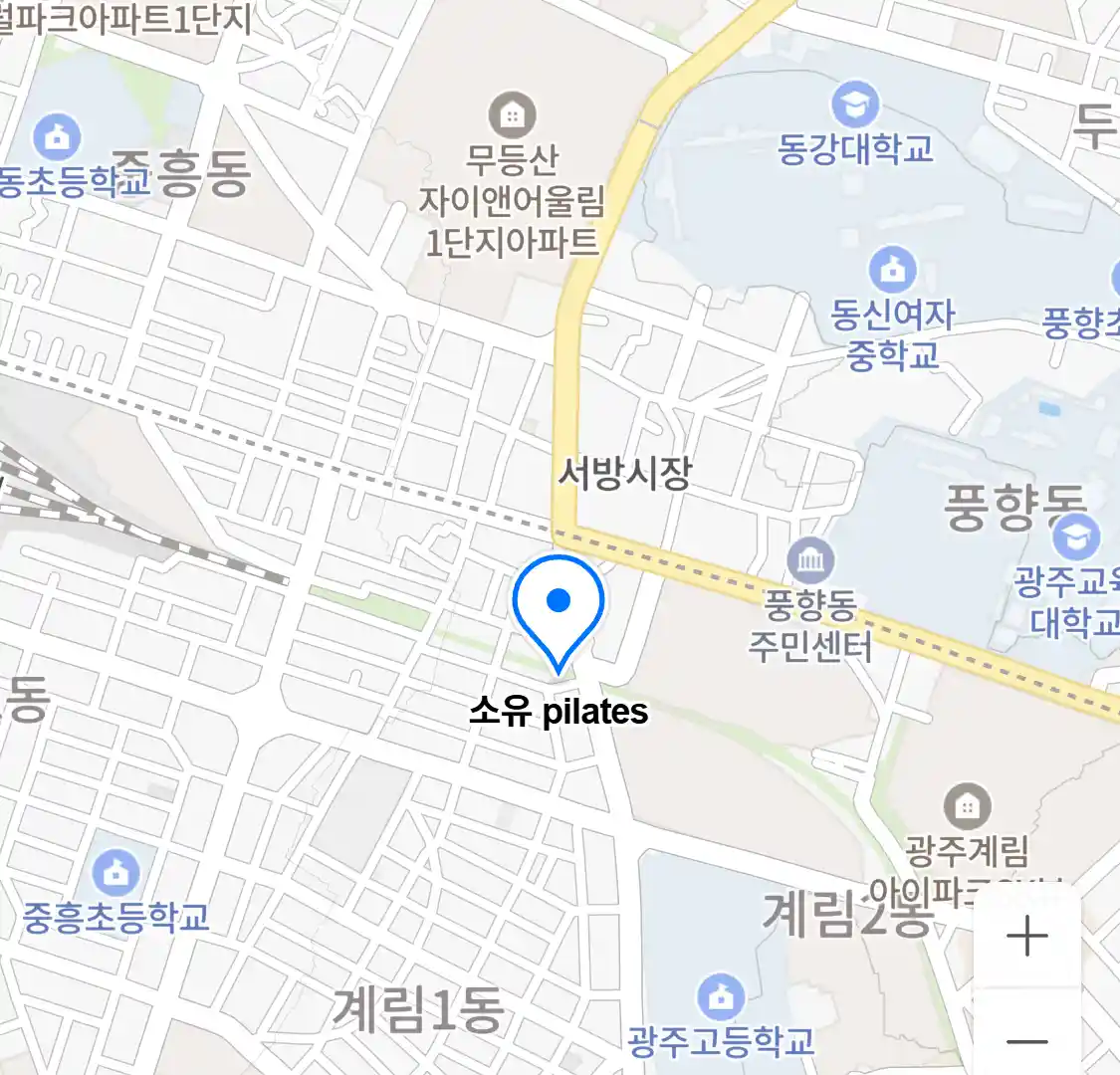 소유 pilates 위치