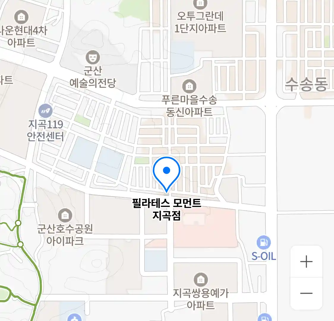 필라테스 모먼트 지곡점 위치