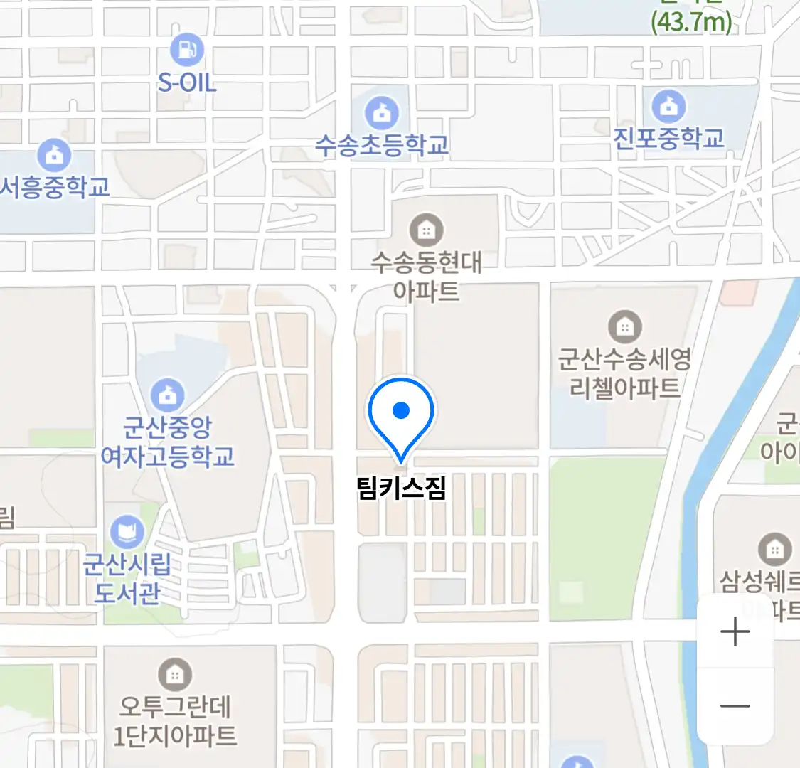 팀키스짐 위치
