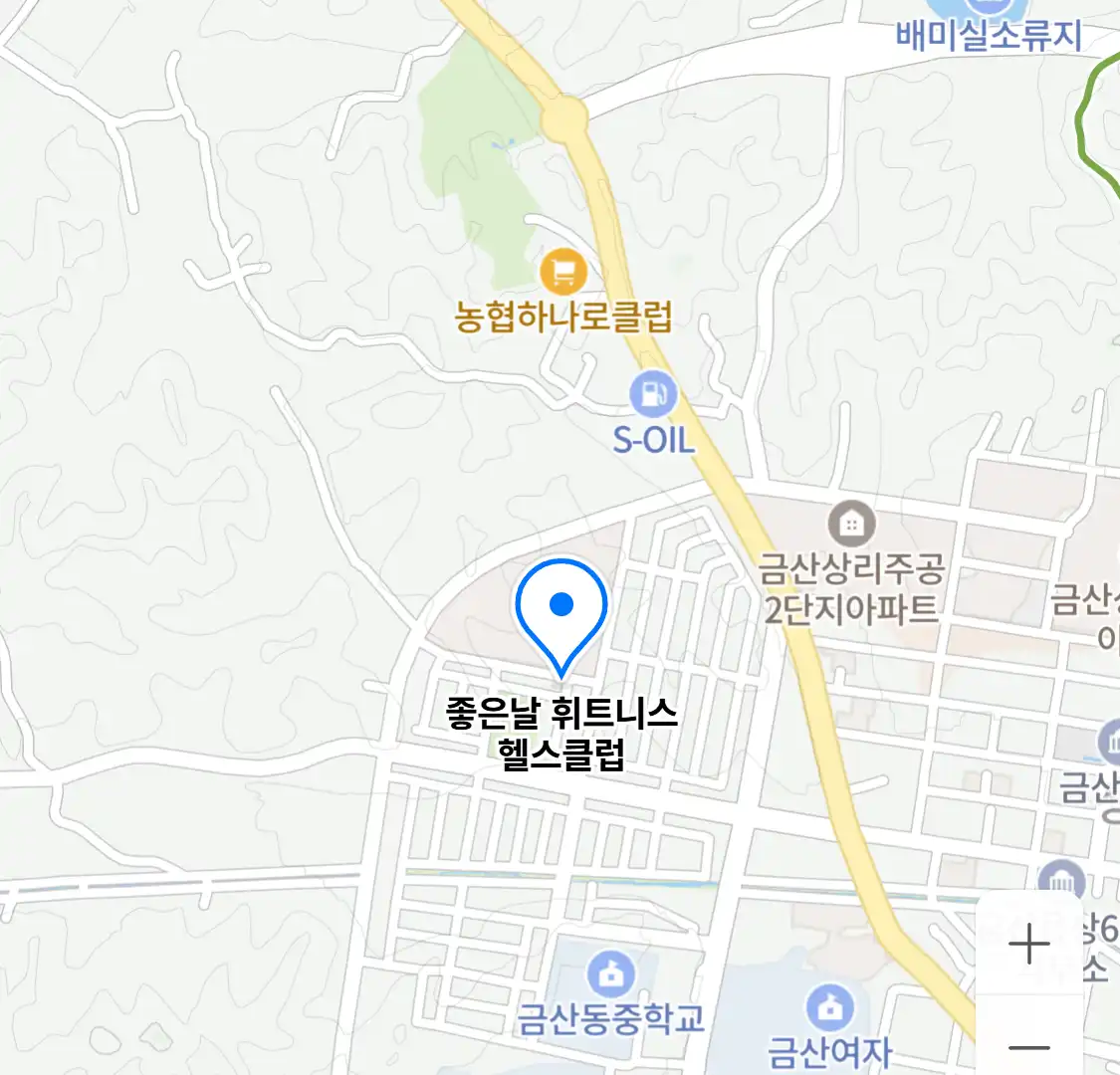 좋은날 휘트니스 헬스클럽 위치