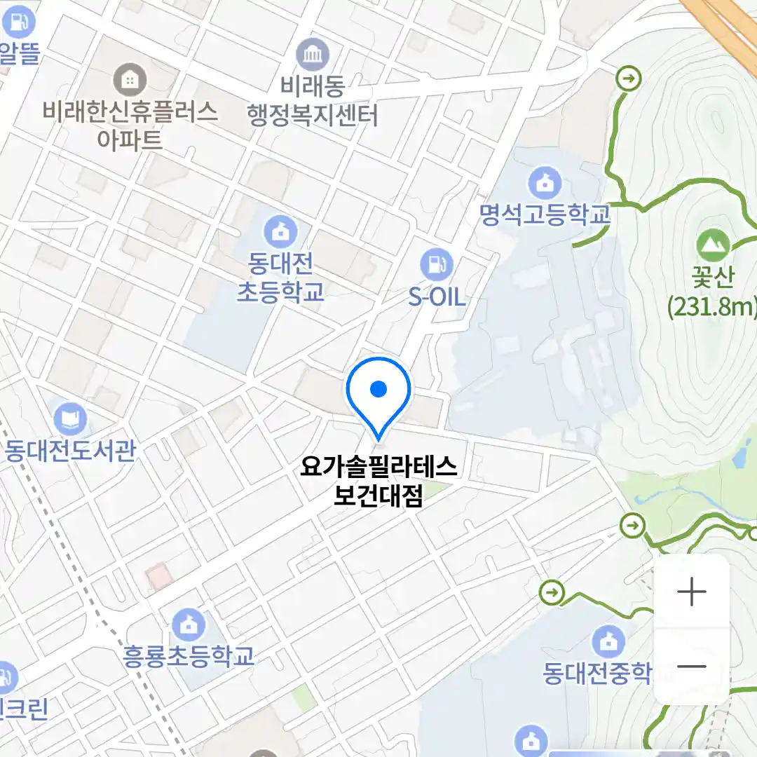 요가솔필라테스 보건대점 위치