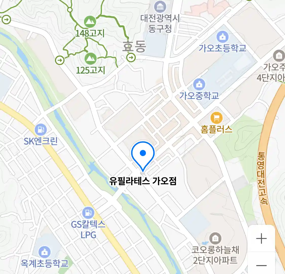 유필라테스 가오점 위치