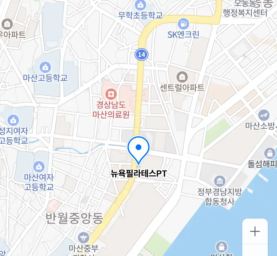 뉴욕필라테스PT 위치