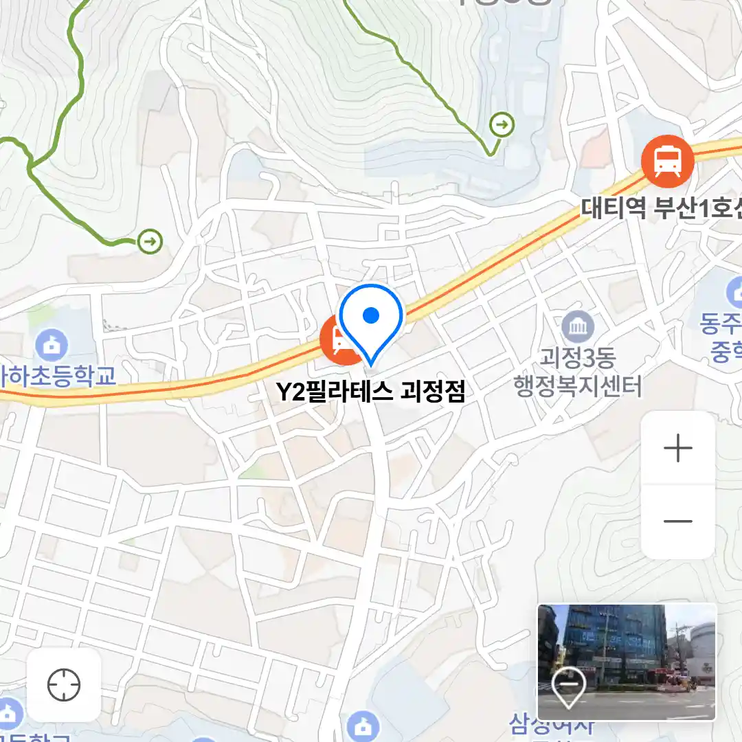 Y2필라테스 괴정점 위치