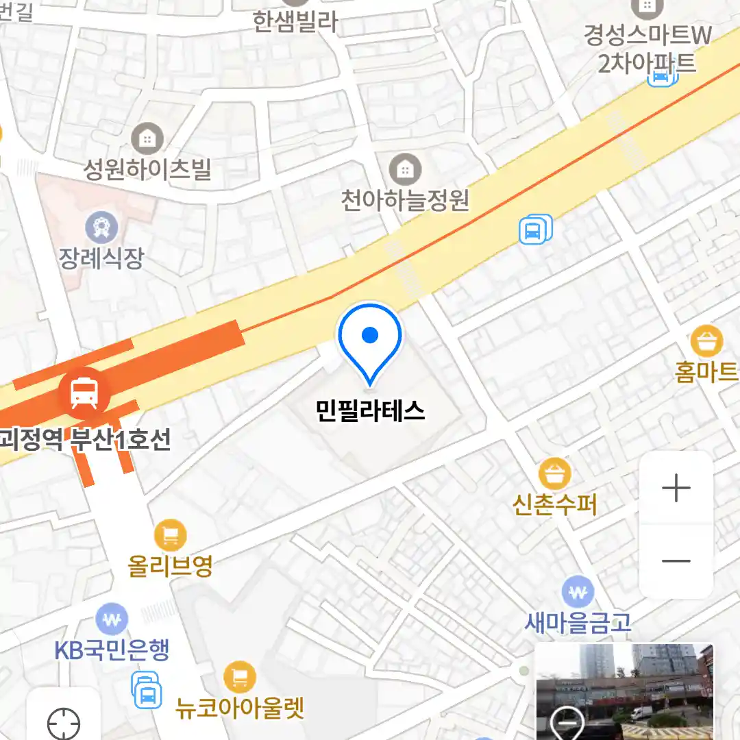 민필라테스 위치