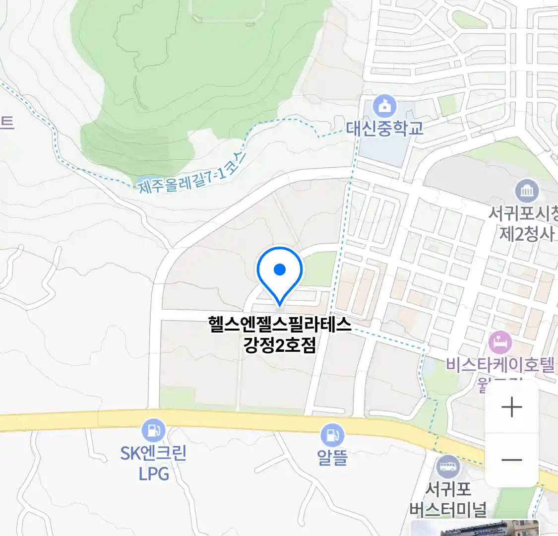 헬스엔젤스필라테스 강정2호점 위치
