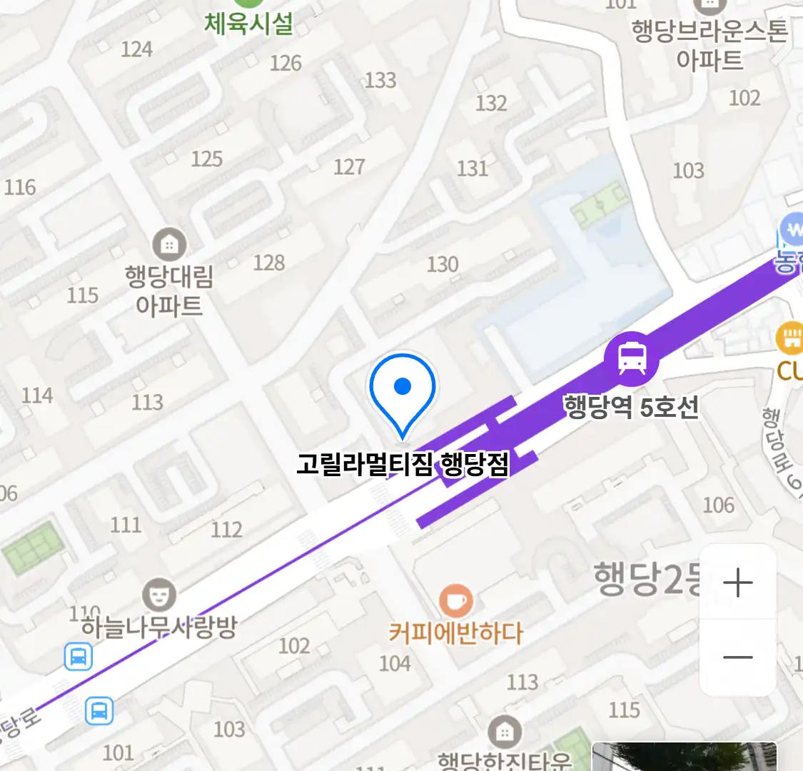 고릴라멀티짐 행당점