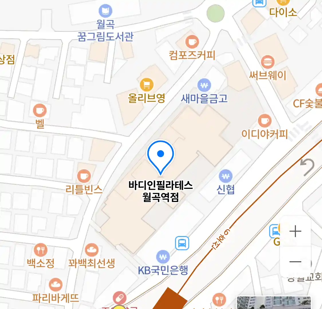 바디인필라테스 월곡역점 위치