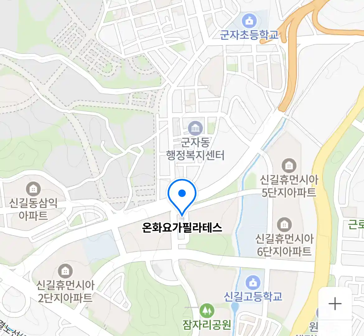 온화요가필라테스 위치