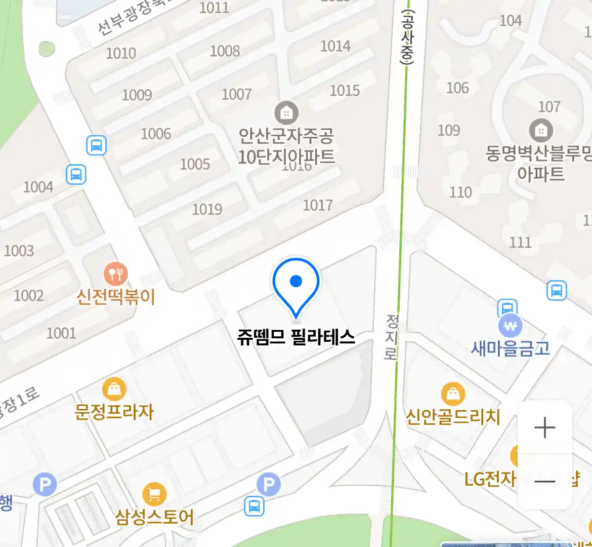쥬뗌므 필라테스 위치