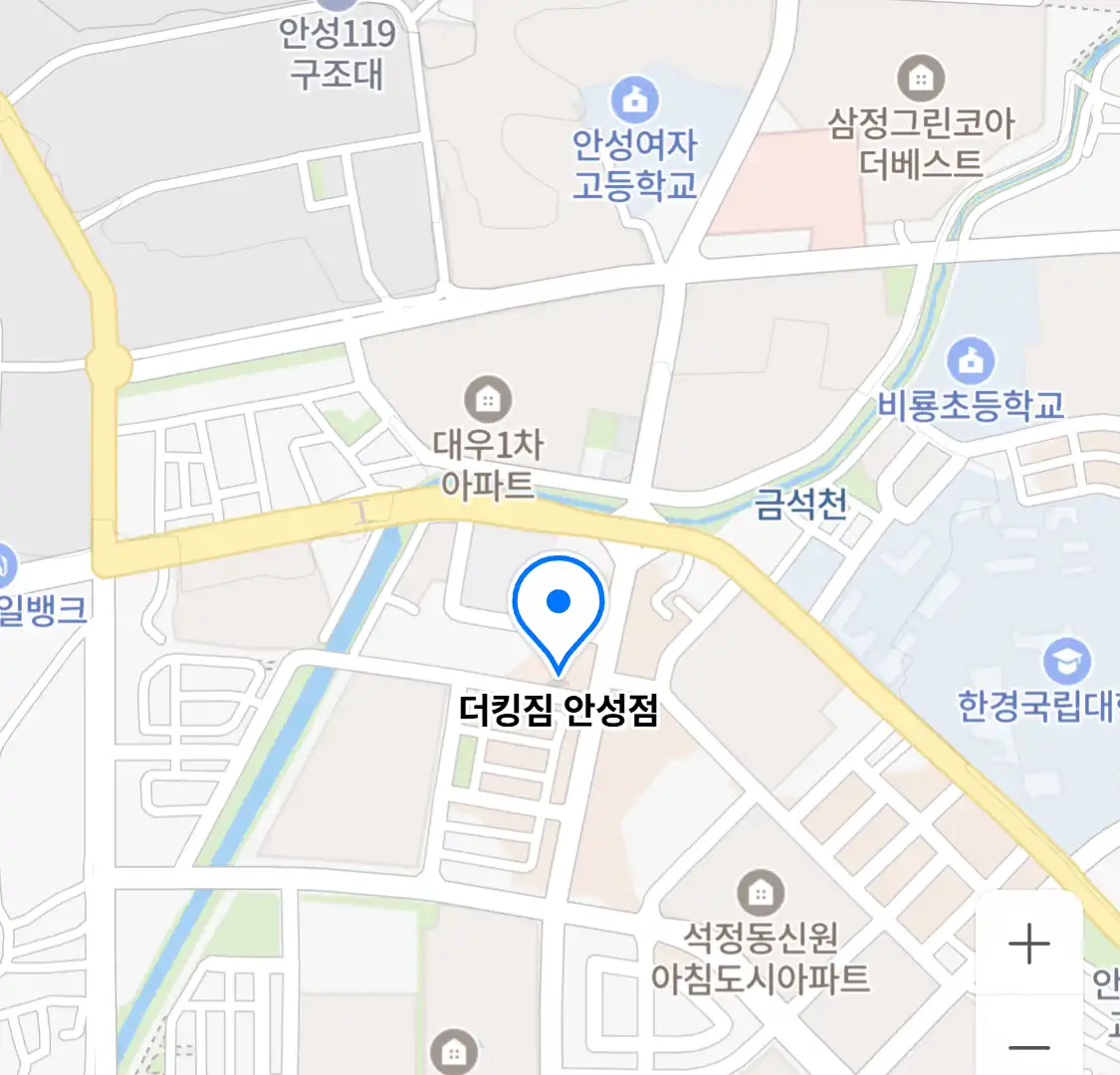 더킹짐 안성점 위치