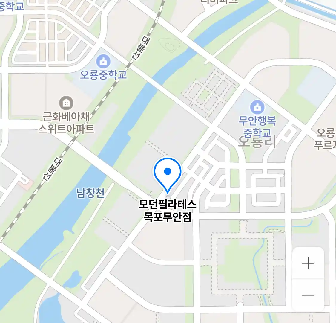 모던필라테스 목포무안점 위치