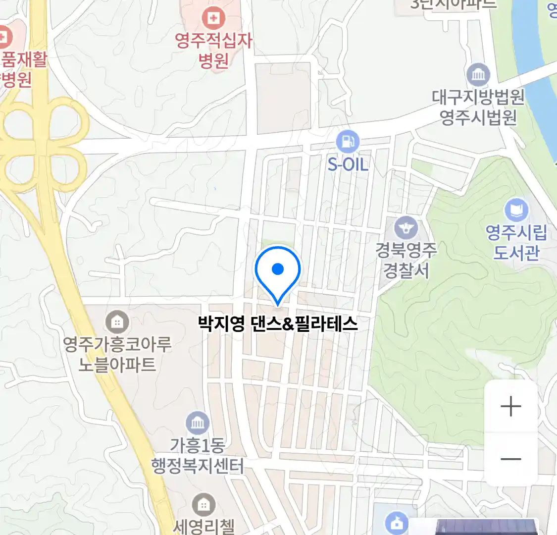 박지영 댄스&필라테스 위치