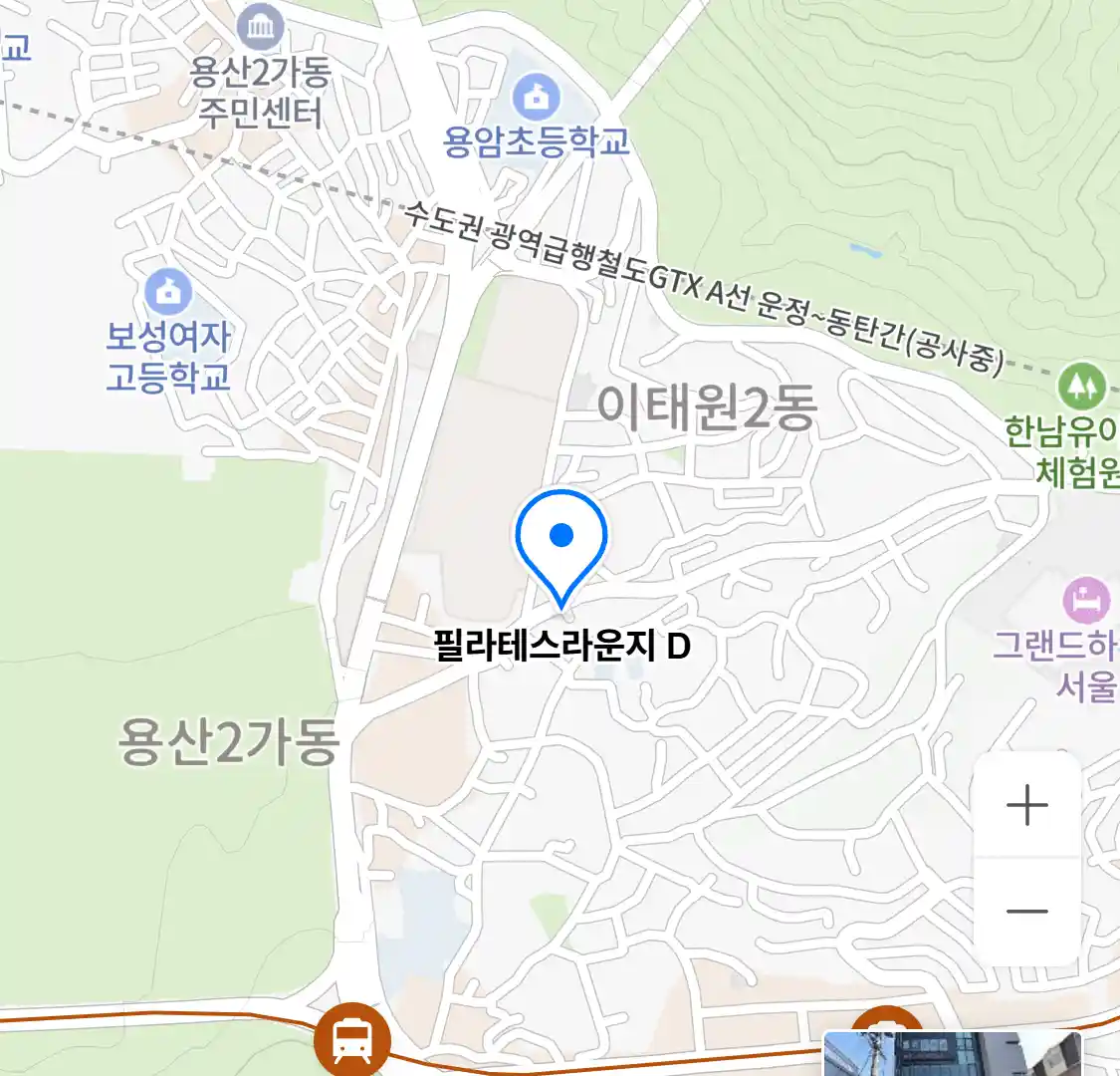 필라테스라운지 D 위치
