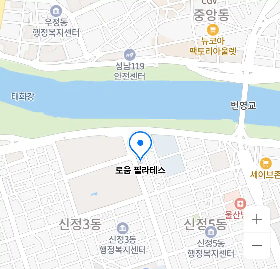 로움 필라테스 위치