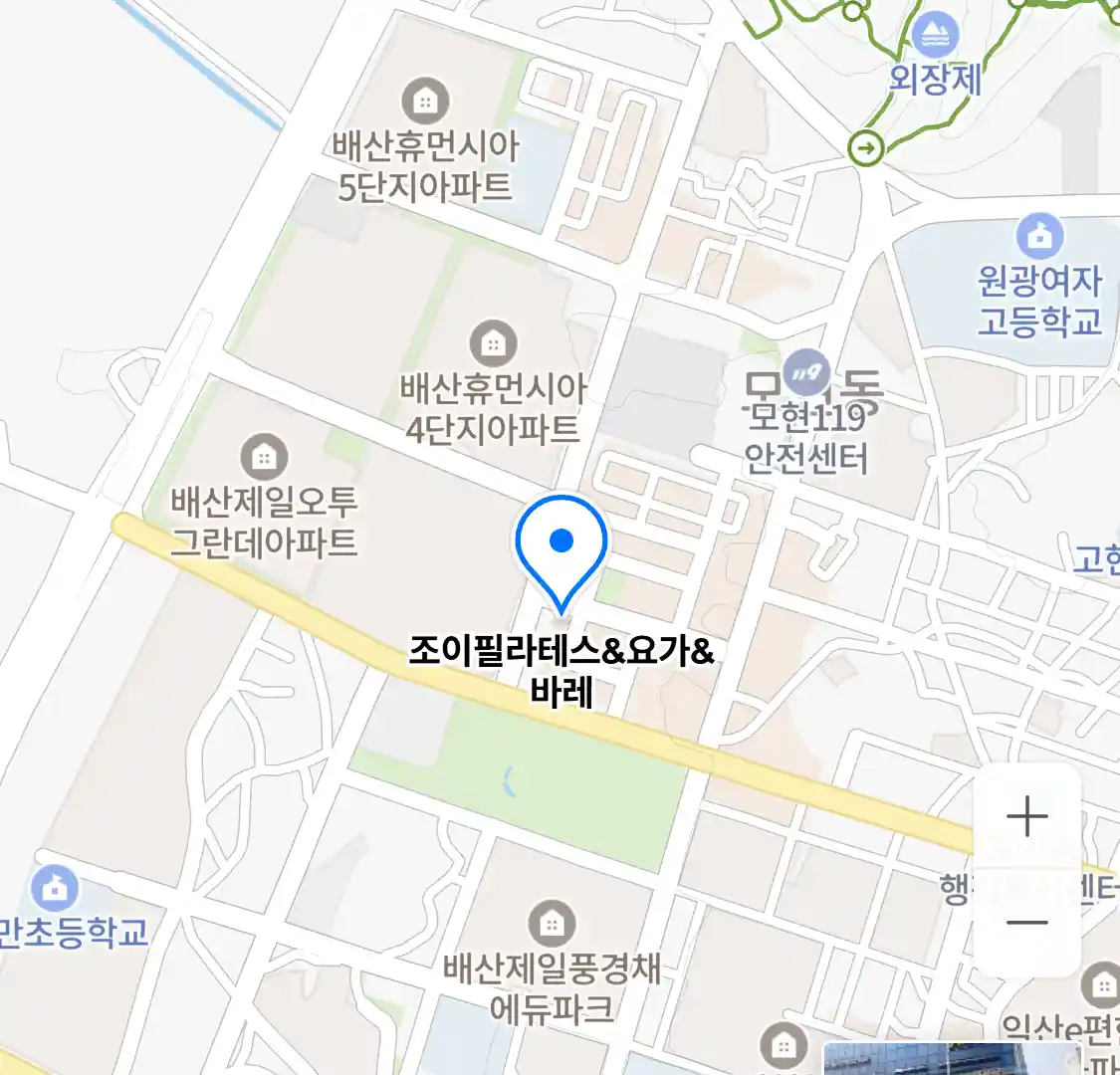 조이필라테스요가바레 위치
