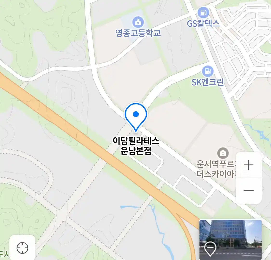 이담필라테스 운남본점 위치