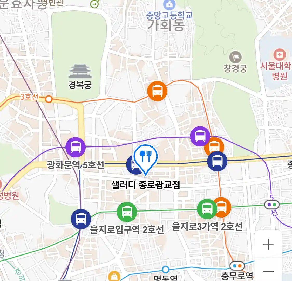 샐러디 종로광교점