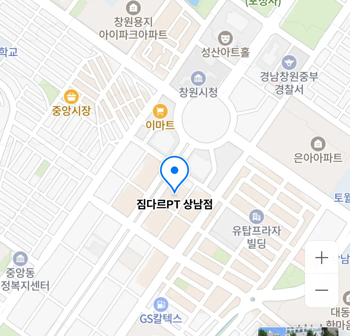 짐다르PT 상남점 위치