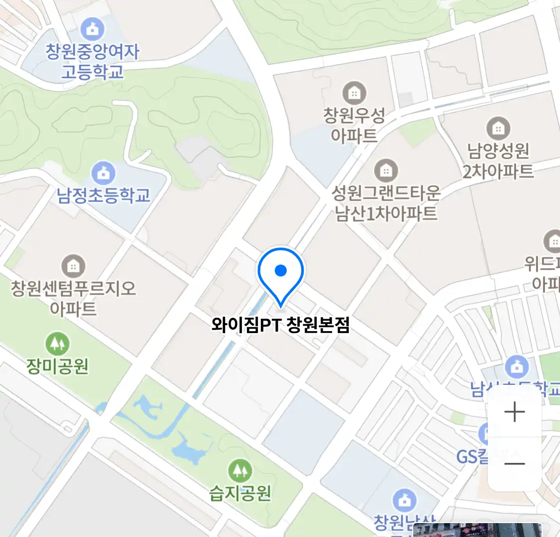 와이짐PT 창원본점 위치