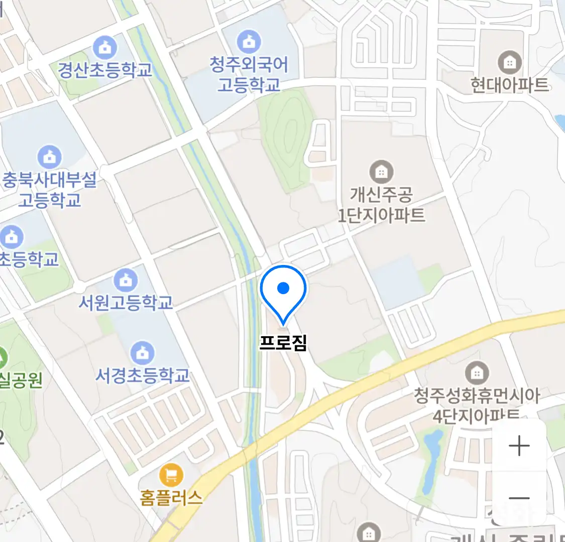 프로짐 위치