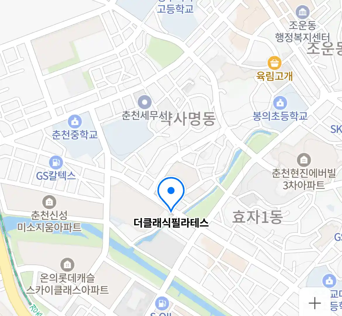 더클래식필라테스 위치
