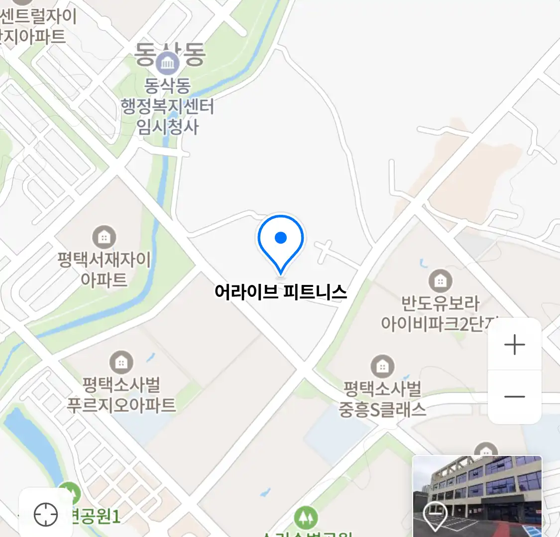 어라이브 피트니스 위치