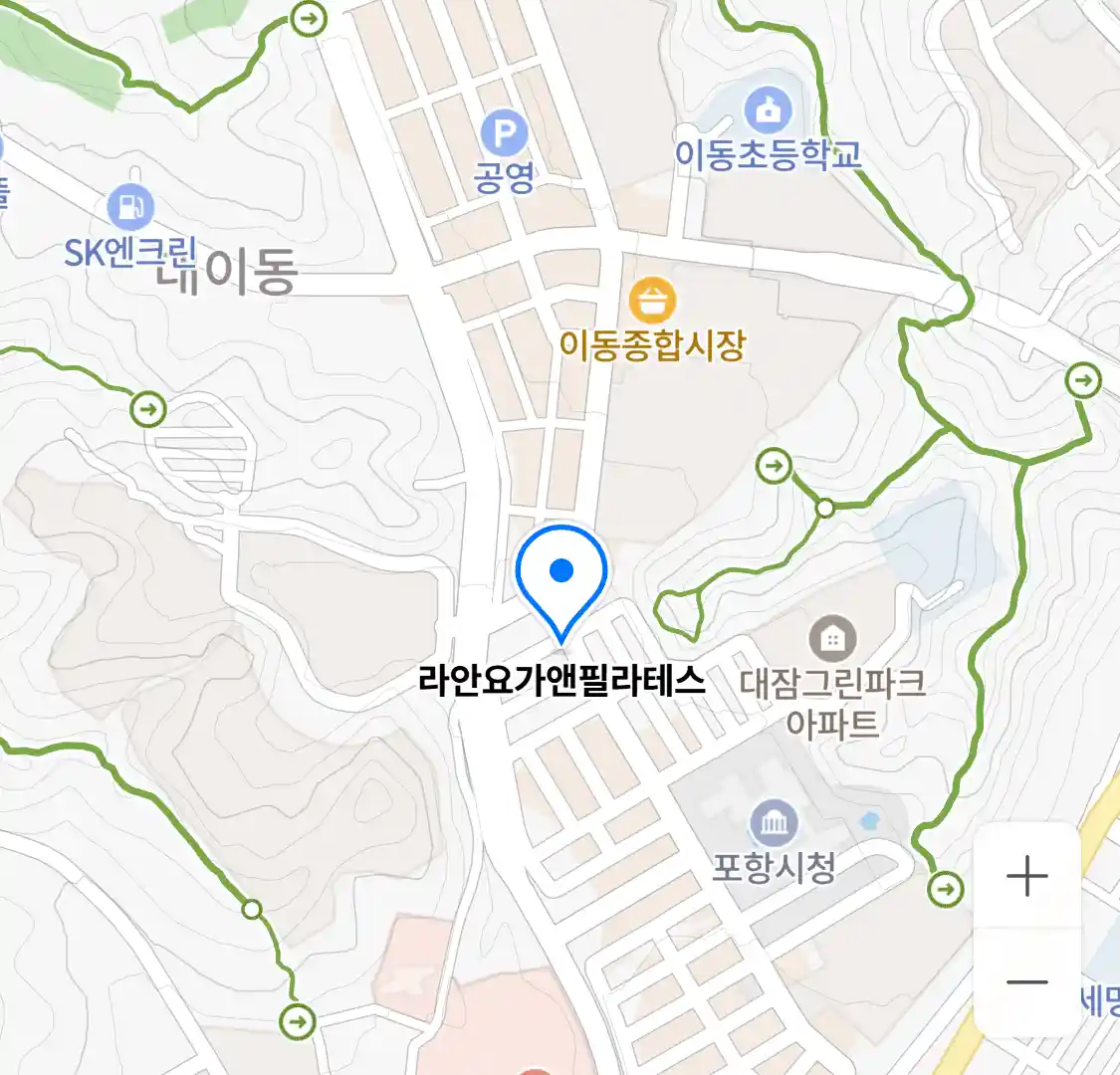 라안요가앤필라테스 위치