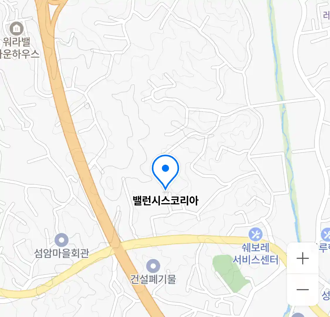 밸런시스코리아 위치