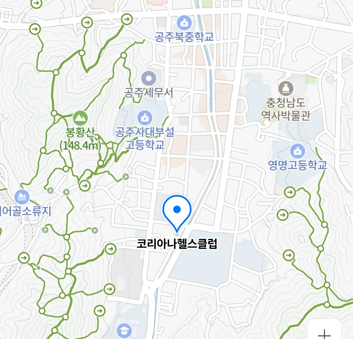코리아나헬스클럽 위치