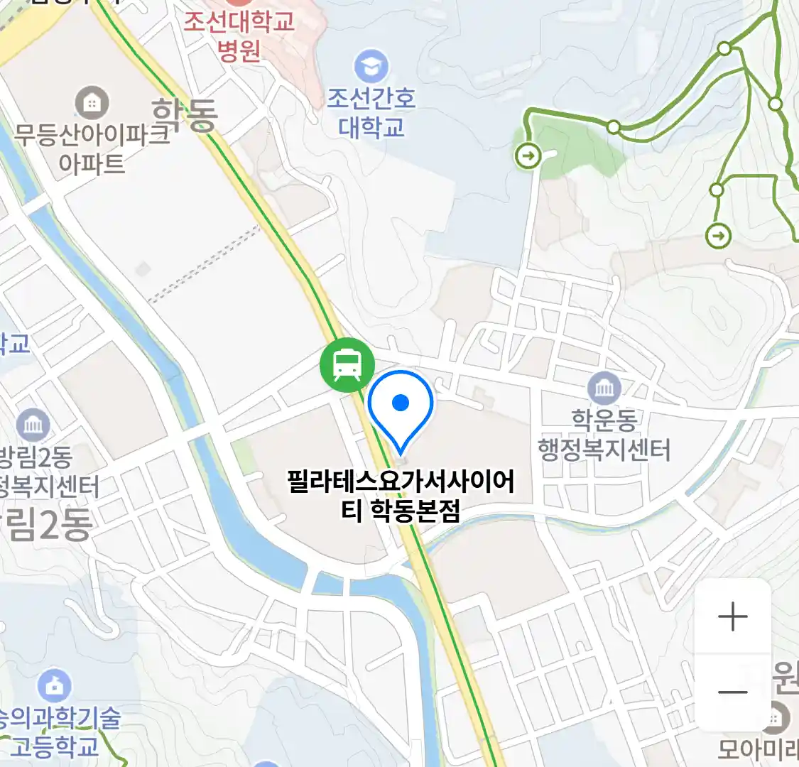 필라테스요가서사이어티 학동본점 위치
