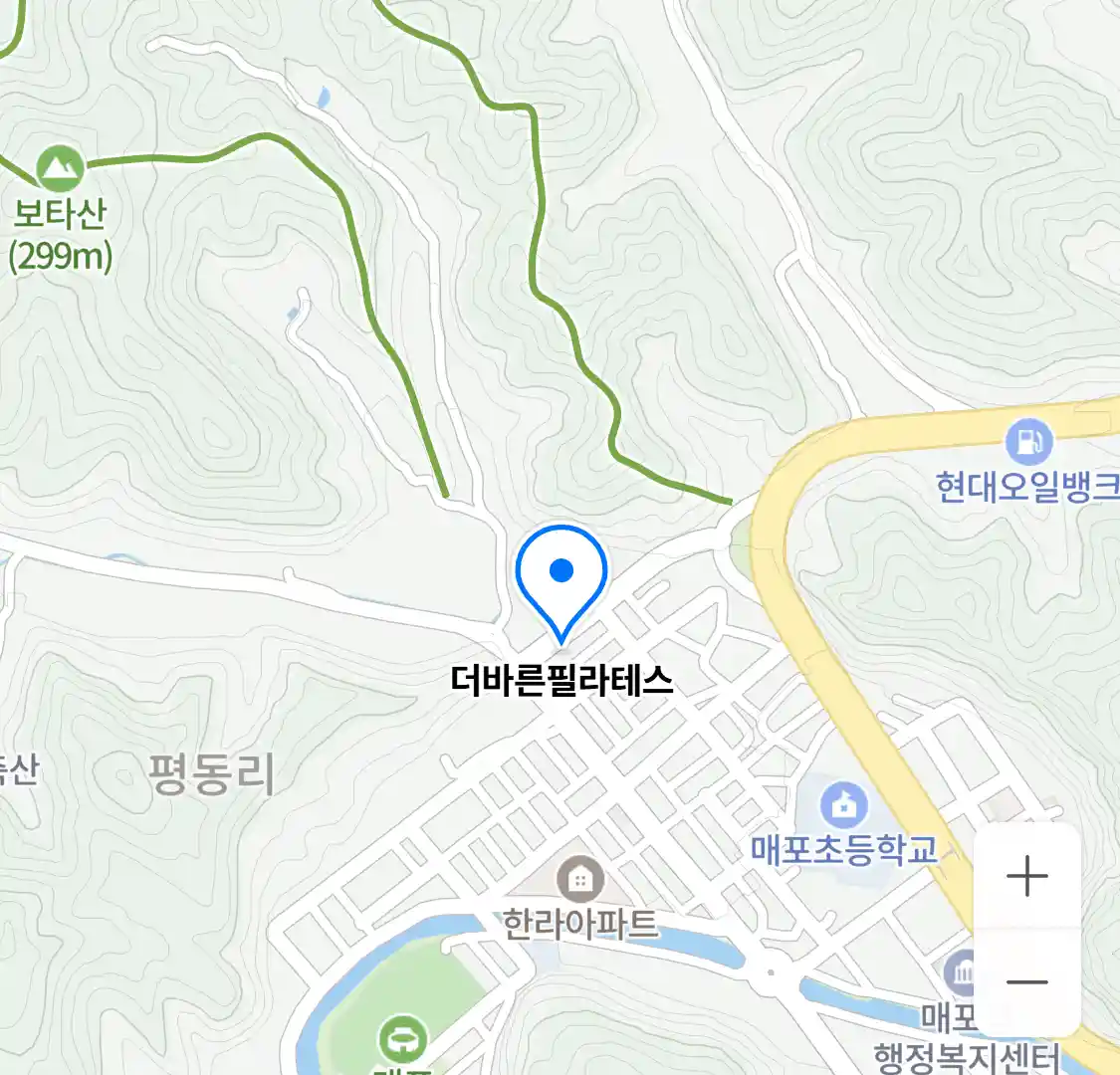 더바른필라테스 위치