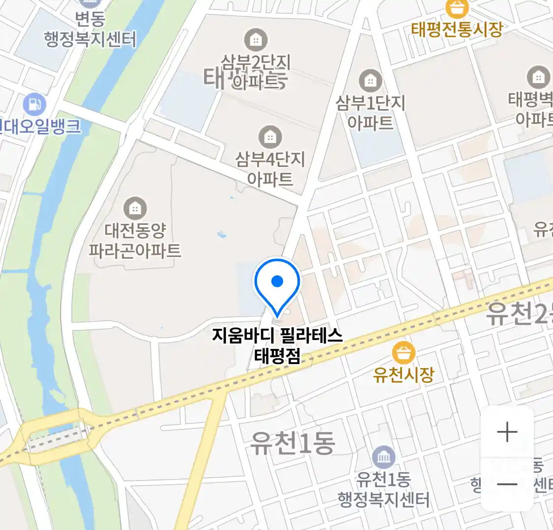 지움바디 필라테스 태평점 위치