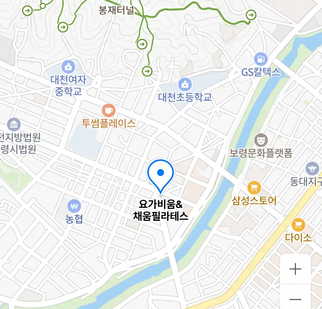 요가비움&채움필라테스 위치