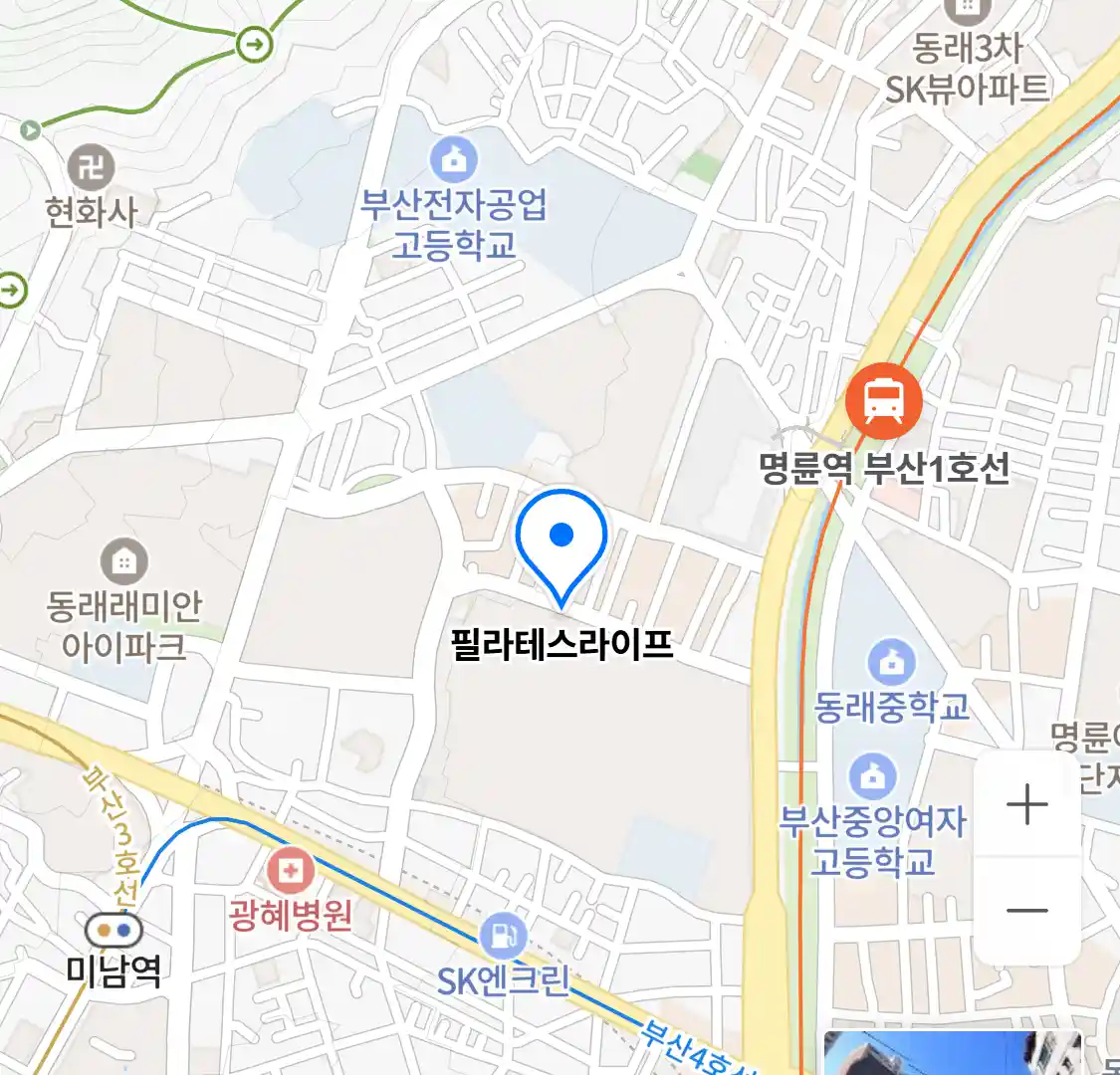 필라테스라이프 위치