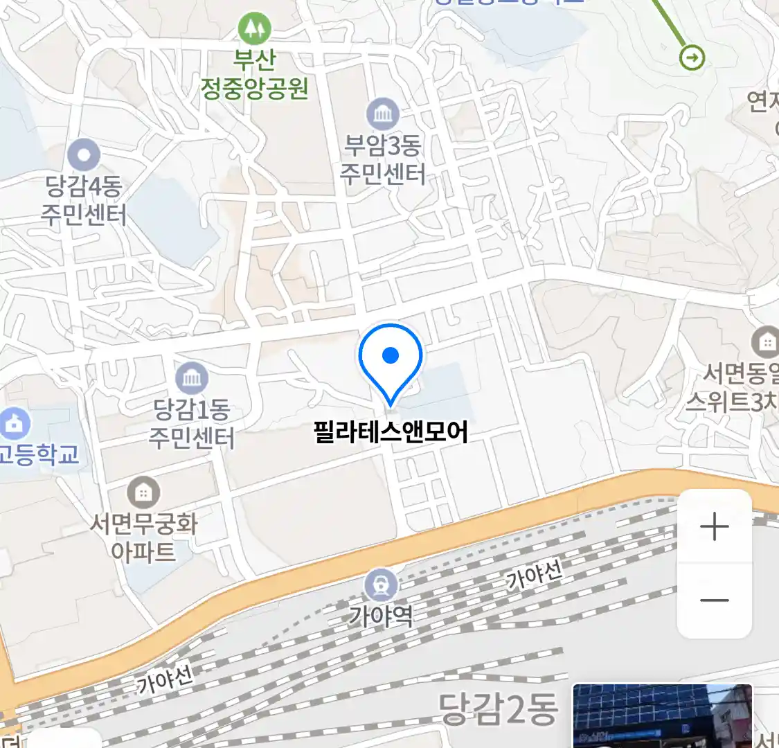 필라테스앤모어 위치