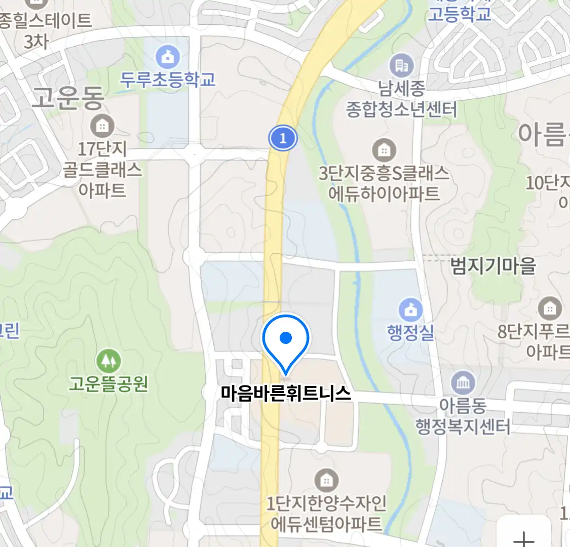 마음바른휘트니스 위치