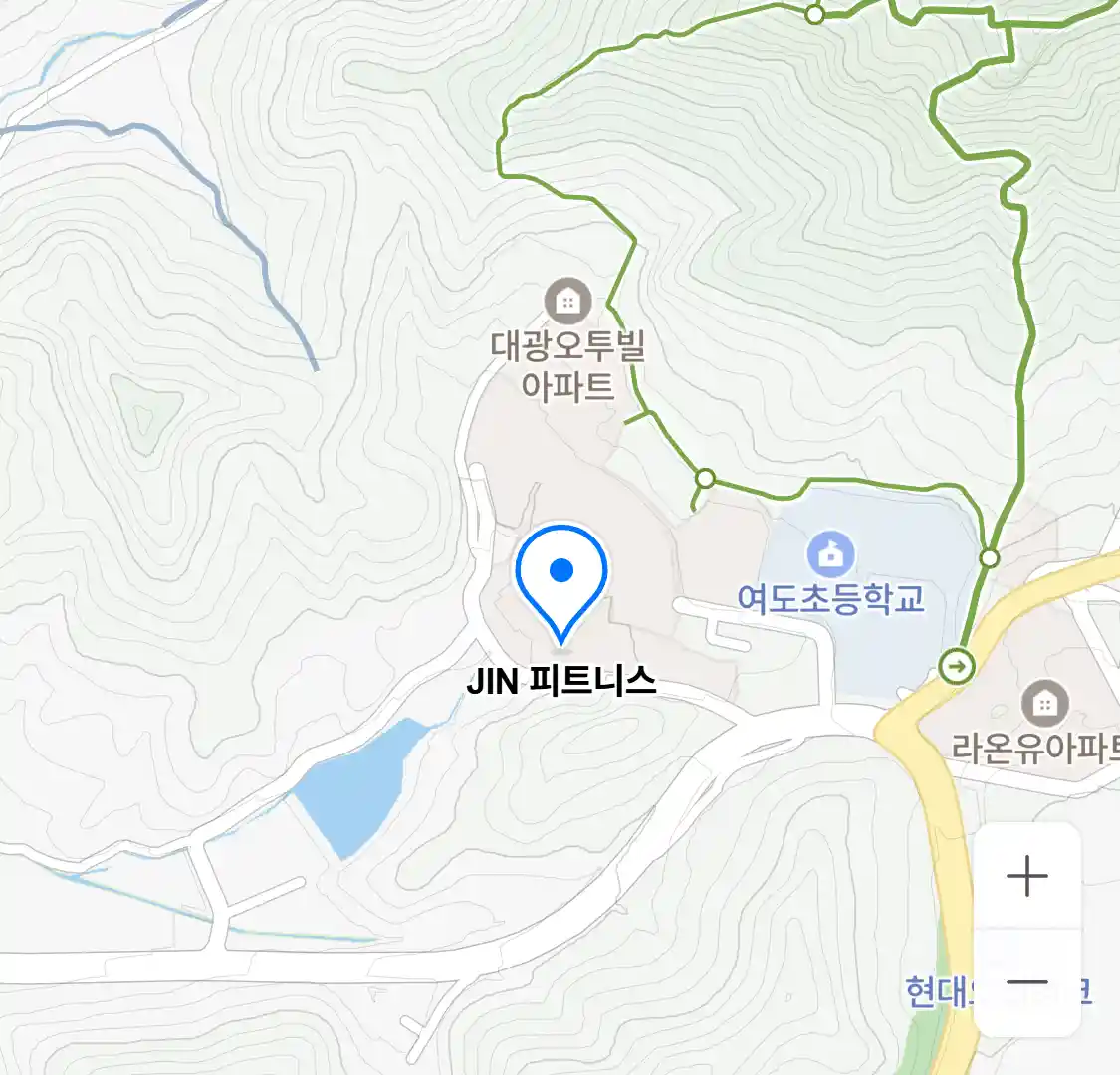 JIN 피트니스 위치