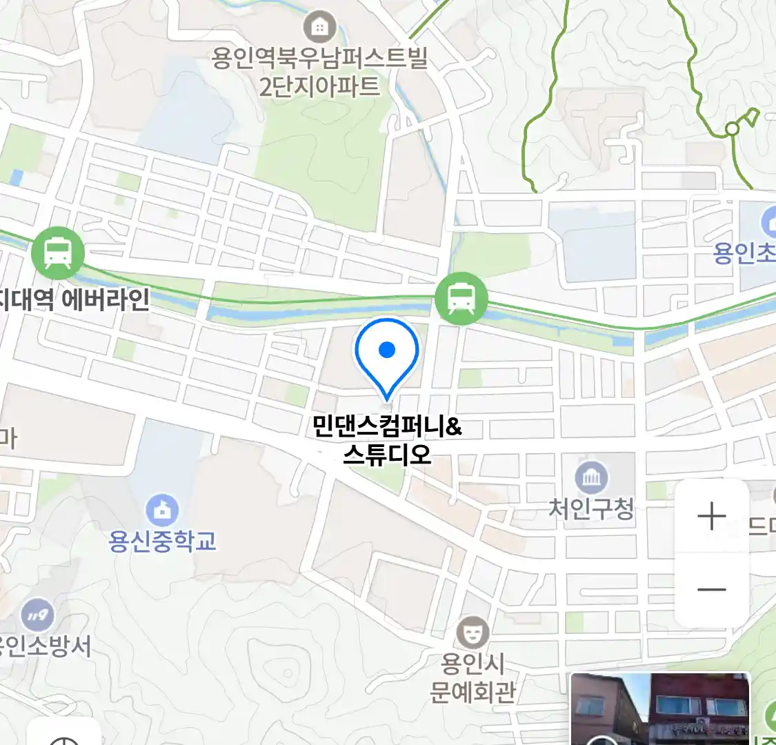 민댄스컴퍼니&스튜디오 위치