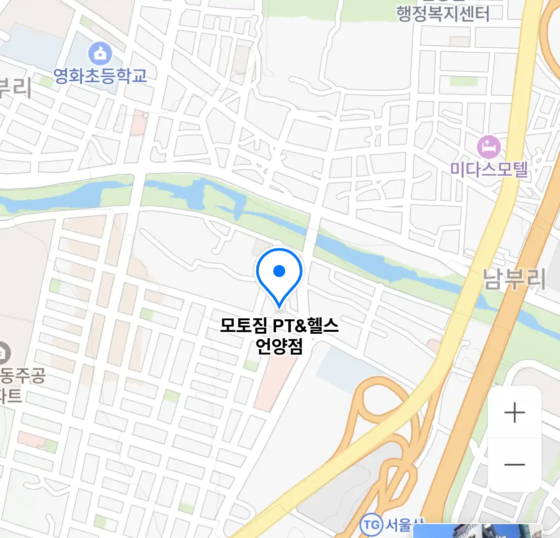 모토짐 PT&헬스 언양점 위치