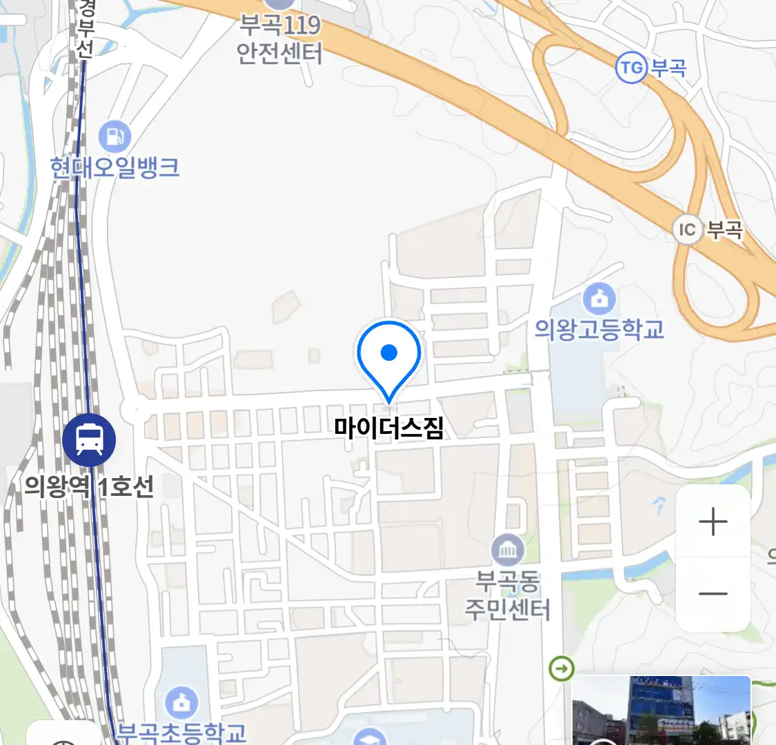마이더스짐 위치