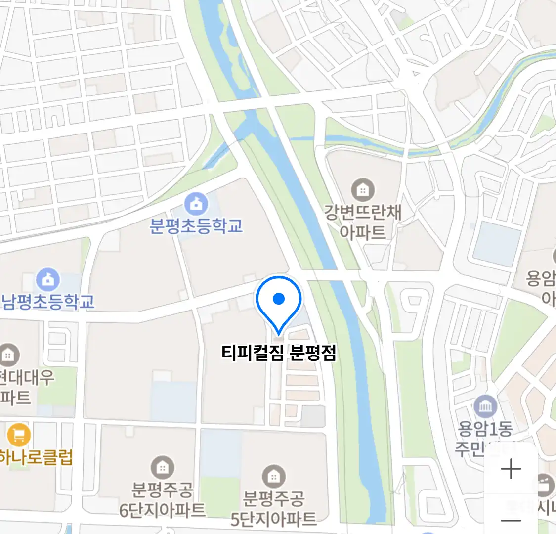 티피컬짐 분평점 위치