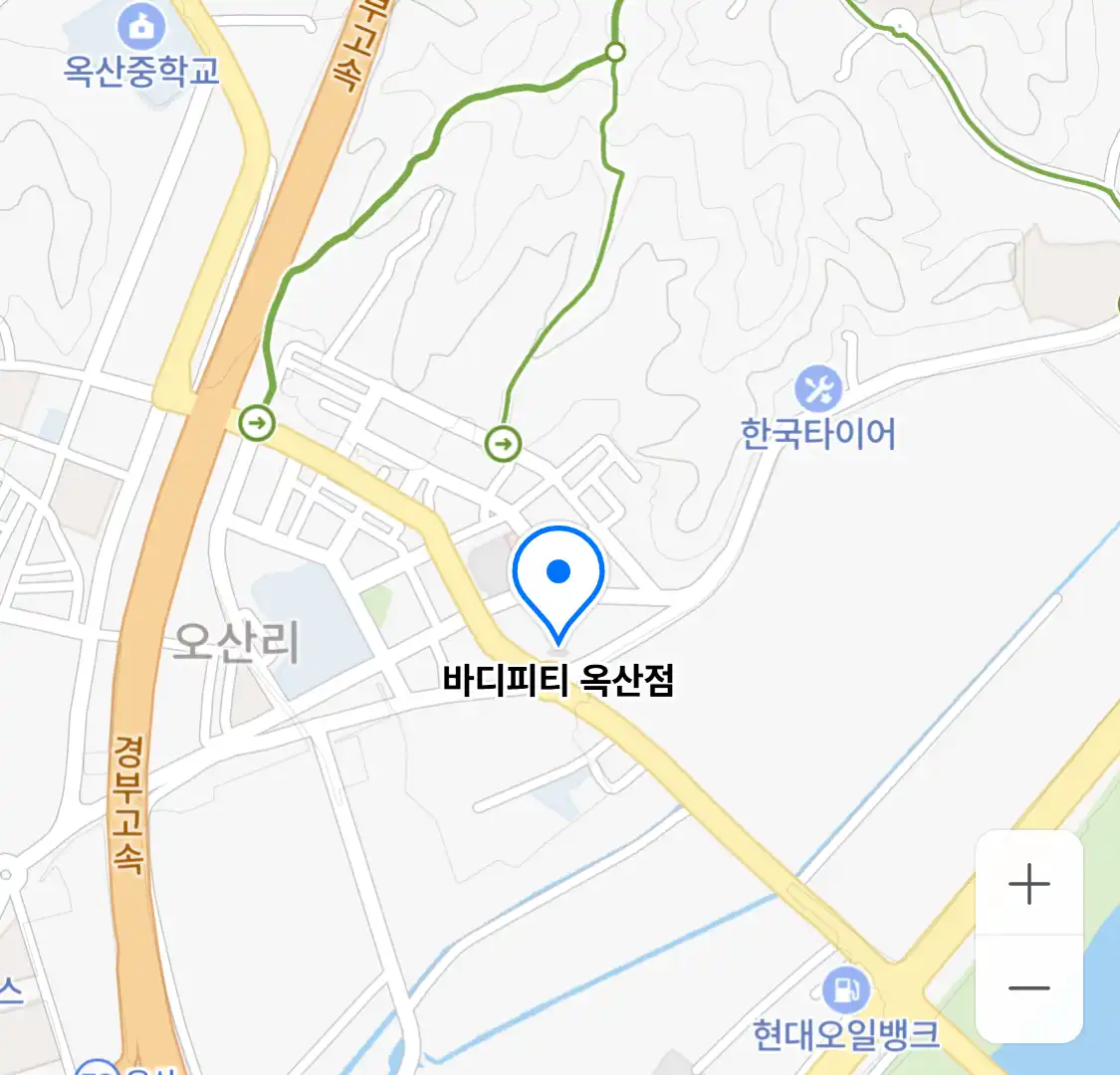 바디피티 옥산점 위치