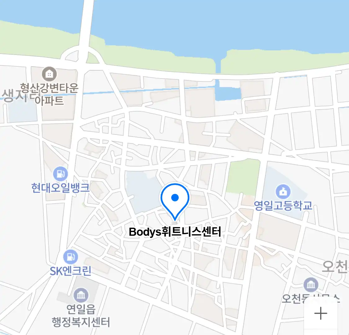Bodys휘트니스센터 위치